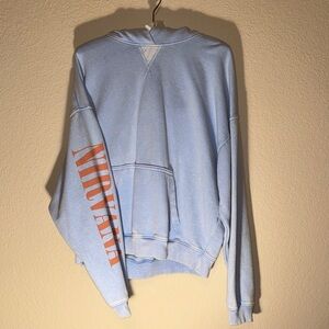 American Eagle Outfitters Soft Blue Nirvana Hoodie